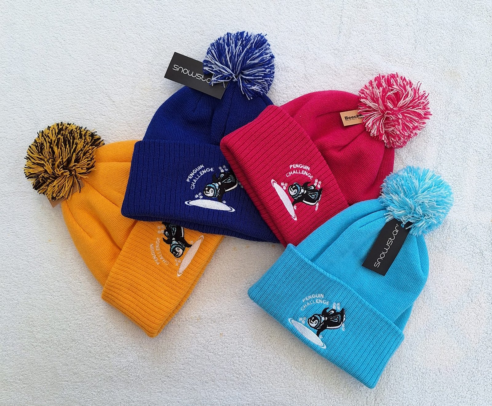 Penguin Challenge Bobble Hats