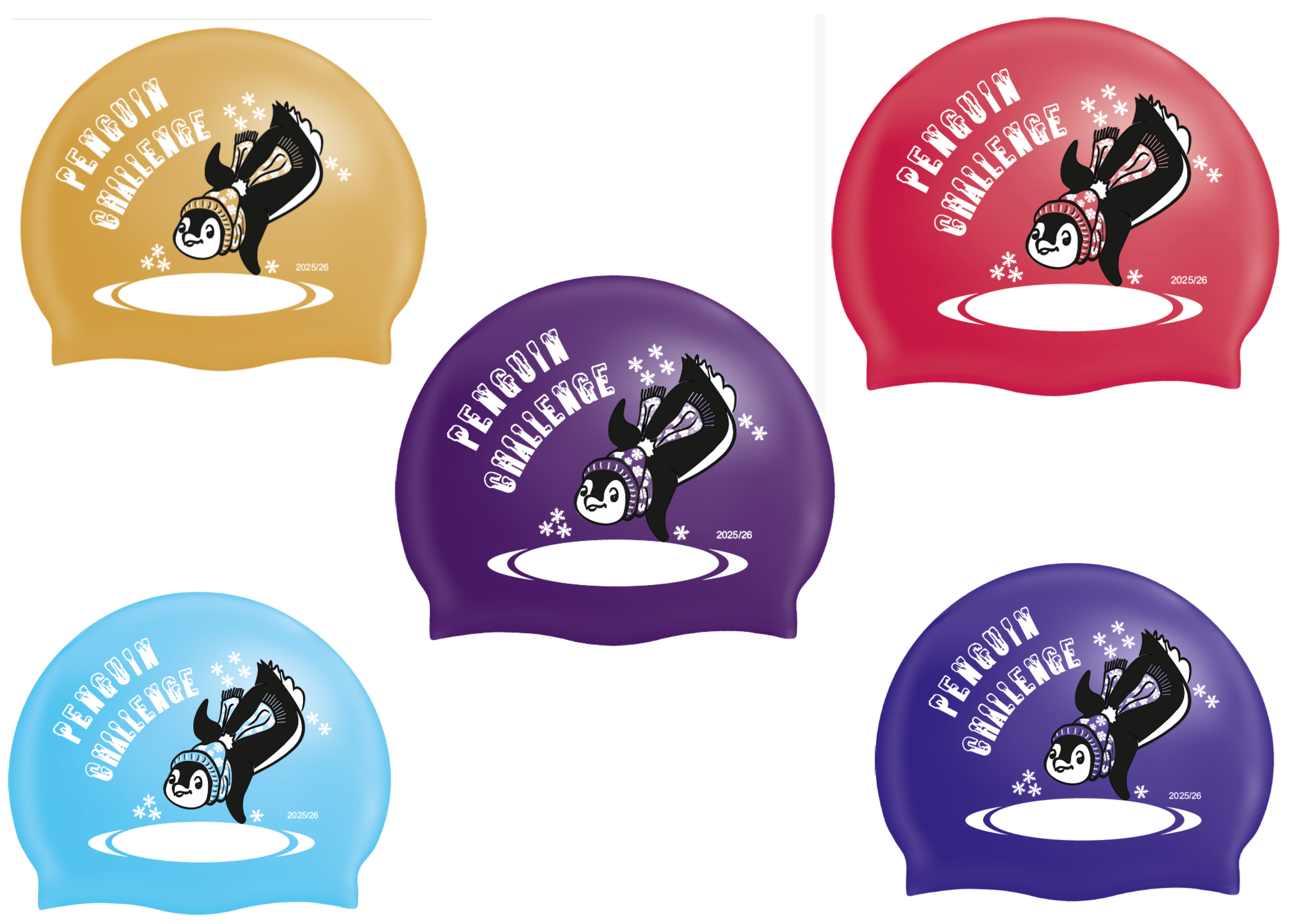 Penguin swimhats 2024 2025