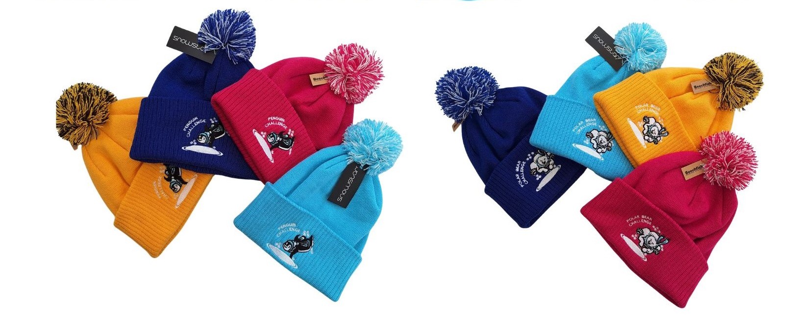 swimhats and bobble hats - 1